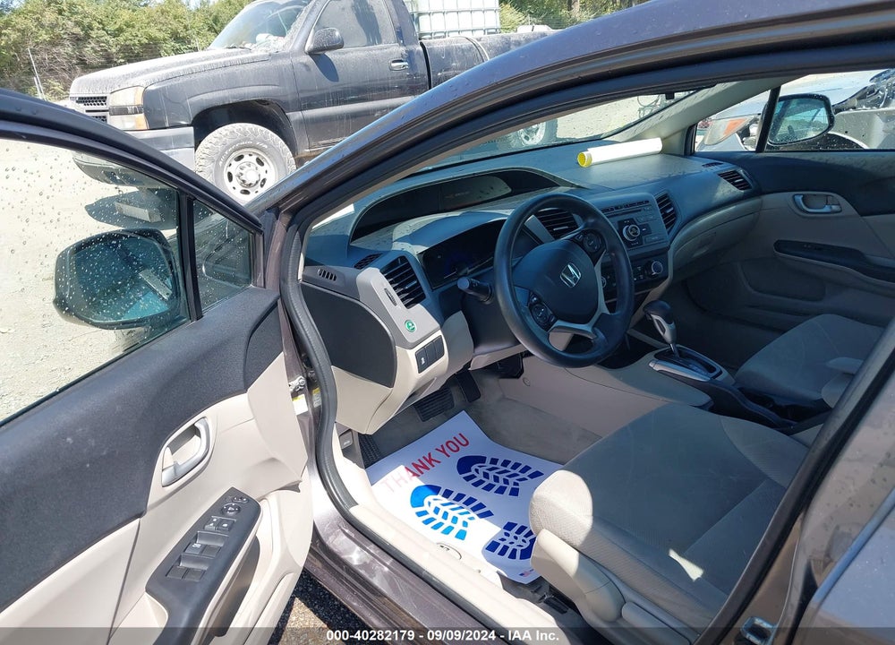2012 HONDA CIVIC LX VIN: 19XFB2F53CE092641