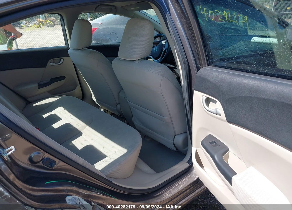 2012 HONDA CIVIC LX VIN: 19XFB2F53CE092641