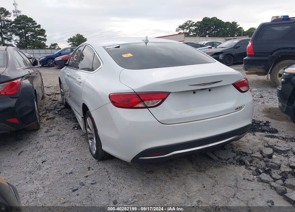 2017 CHRYSLER 200 LIMITED PLATINUM VIN: 1C3CCCABXHN501101