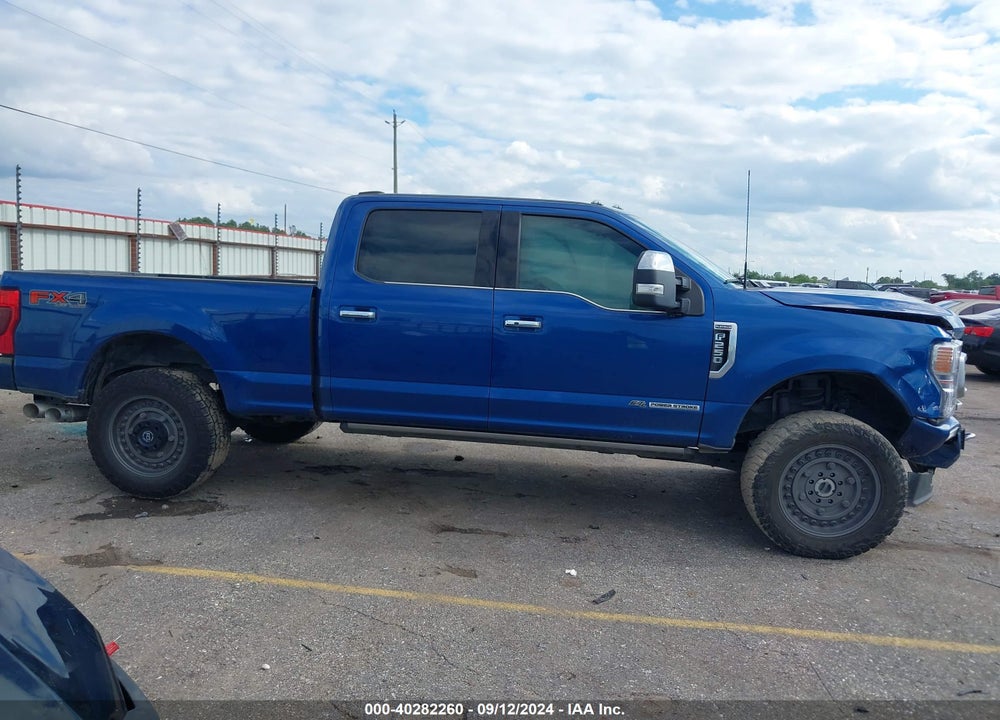 2022 FORD F-250 PLATINUM VIN: 1FT7W2BT7NEE81178