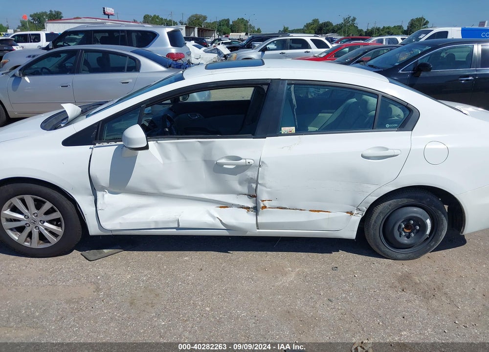 2012 HONDA CIVIC EX VIN: 19XFB2F80CE384113