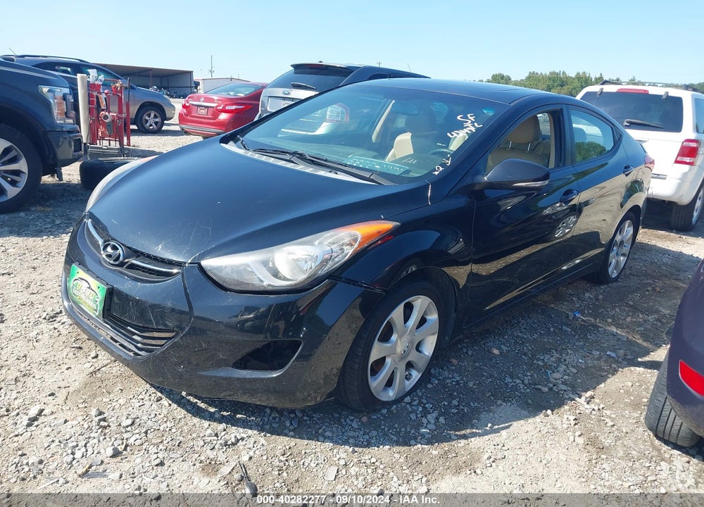 2011 HYUNDAI ELANTRA LIMITED (ULSAN PLANT) VIN: KMHDH4AE6BU099510