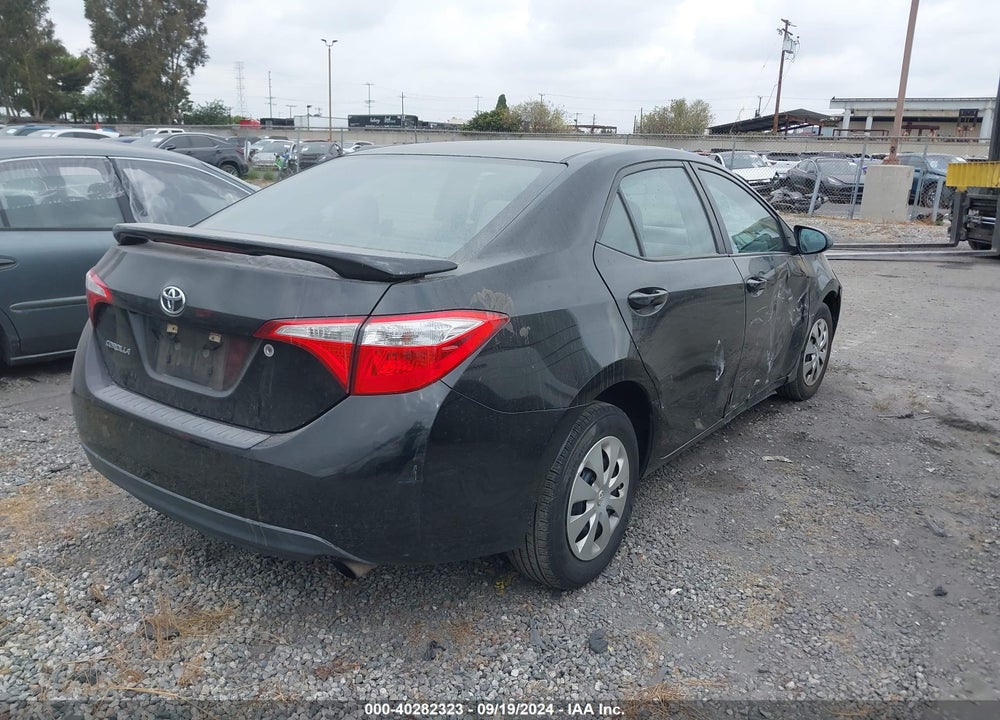 2016 TOYOTA COROLLA L VIN: 5YFBURHE8GP397796