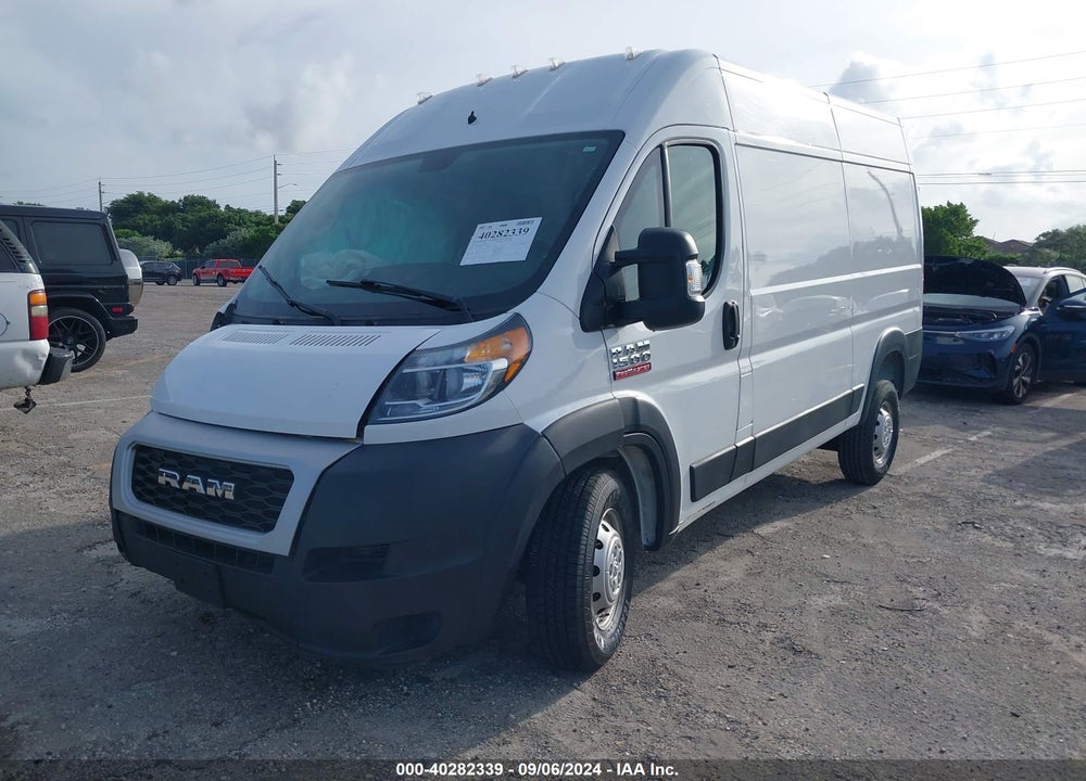 2020 RAM PROMASTER 1500 HIGH ROOF 136 WB VIN: 3C6TRVBG1LE103506