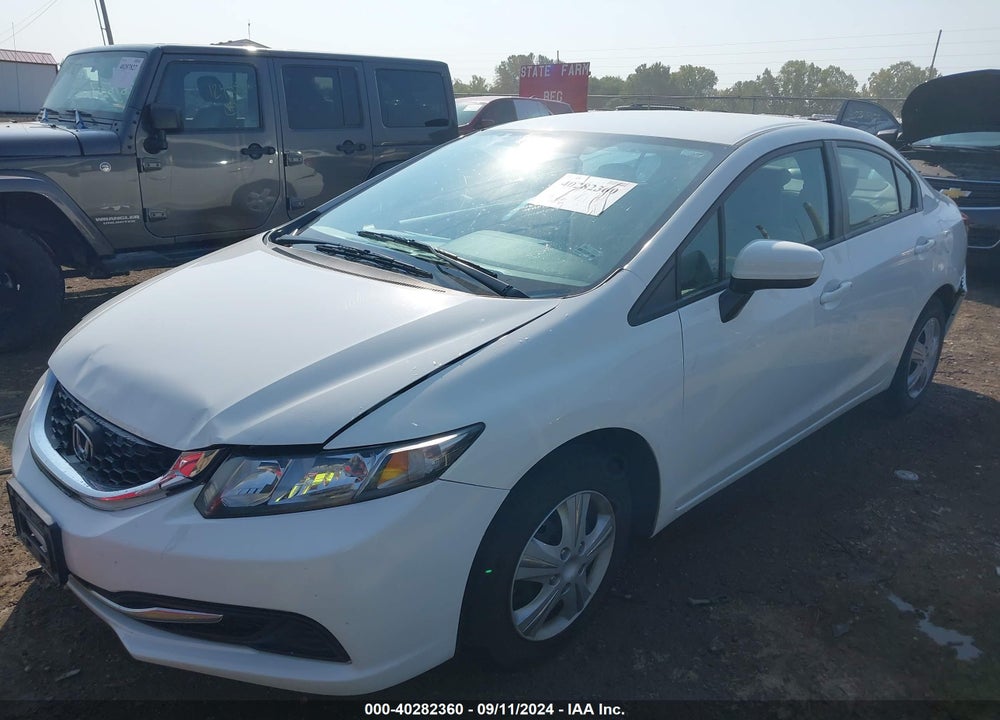 2015 HONDA CIVIC LX VIN: 19XFB2F54FE292559