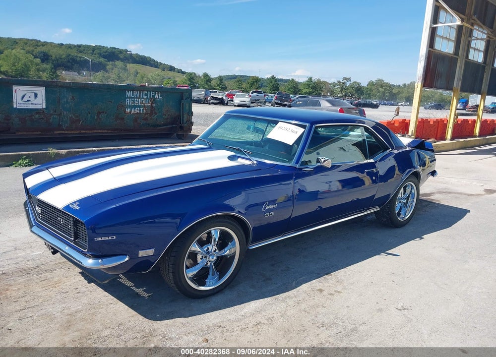 1968 CHEVROLET CAMARO VIN: 124378N309832