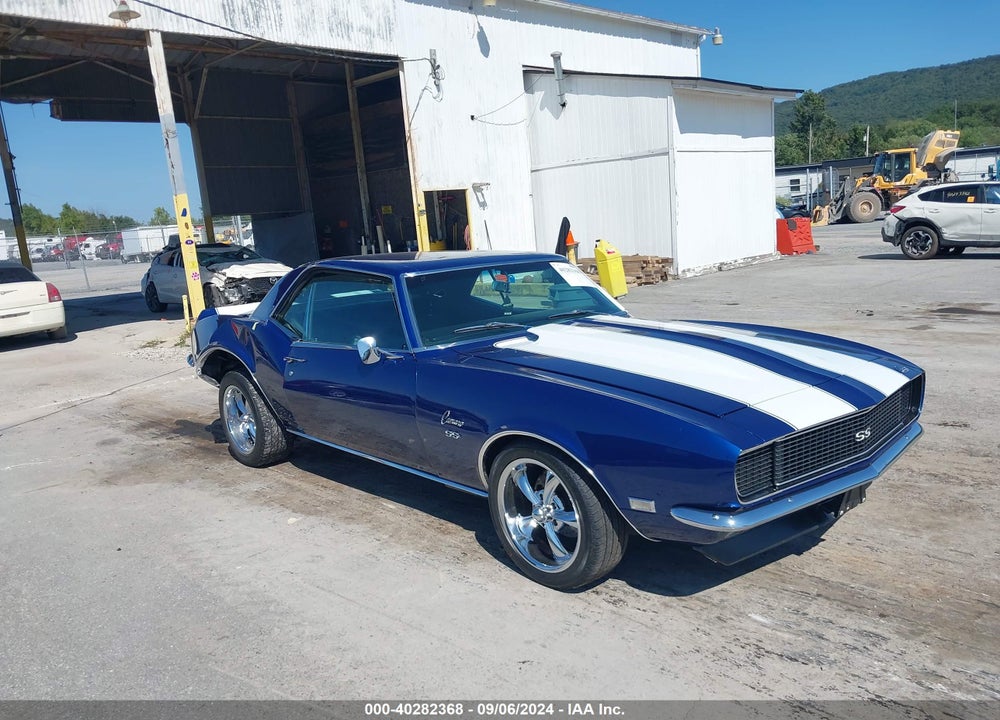 1968 CHEVROLET CAMARO VIN: 124378N309832