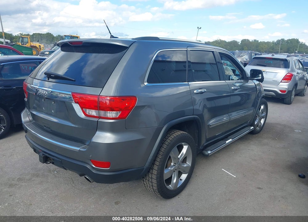 2012 JEEP GRAND CHEROKEE OVERLAND VIN: 1C4RJFCT7CC352699