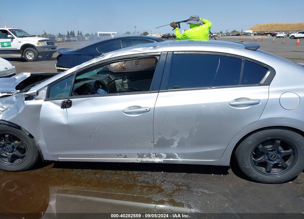 2014 HONDA CIVIC LX VIN: 19XFB2E53EE077660