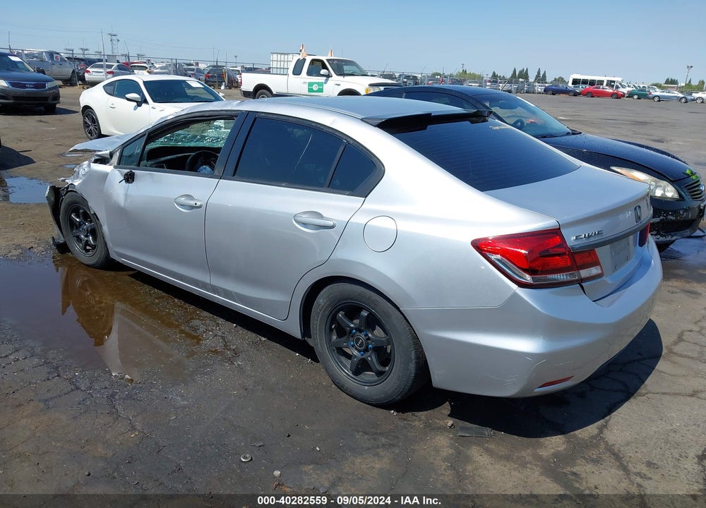 2014 HONDA CIVIC LX VIN: 19XFB2E53EE077660