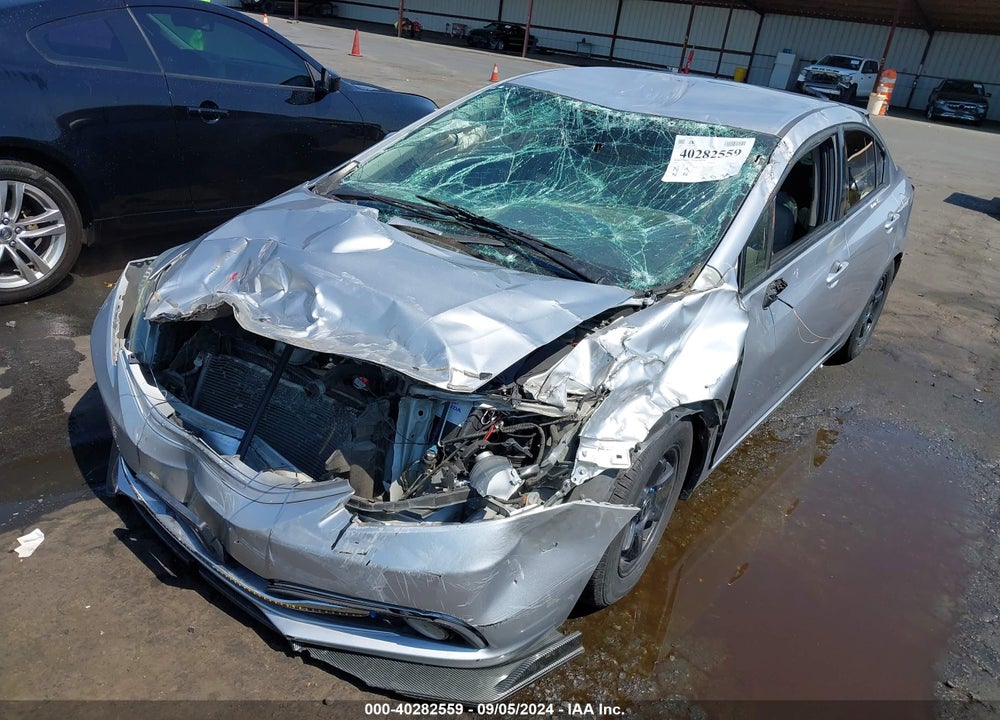 2014 HONDA CIVIC LX VIN: 19XFB2E53EE077660