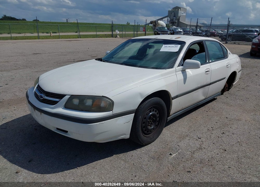 2003 CHEVROLET IMPALA VIN: 2G1WF52E039400917