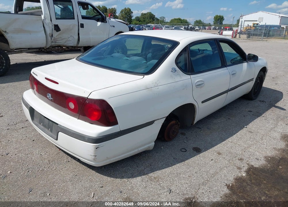 2003 CHEVROLET IMPALA VIN: 2G1WF52E039400917