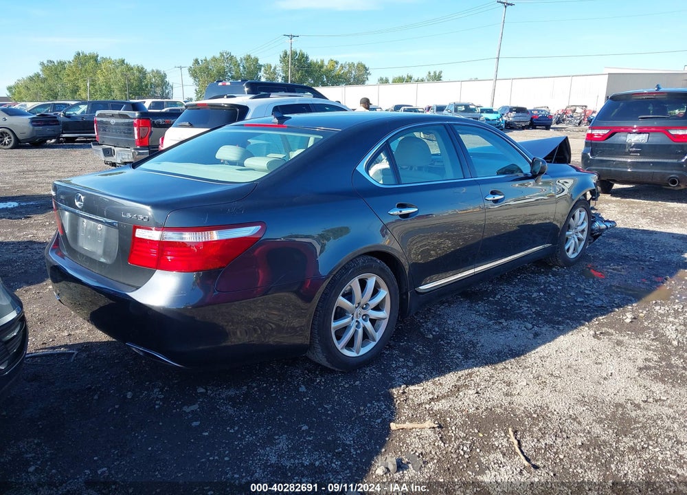 2008 LEXUS LS 460 VIN: JTHBL46F585079911