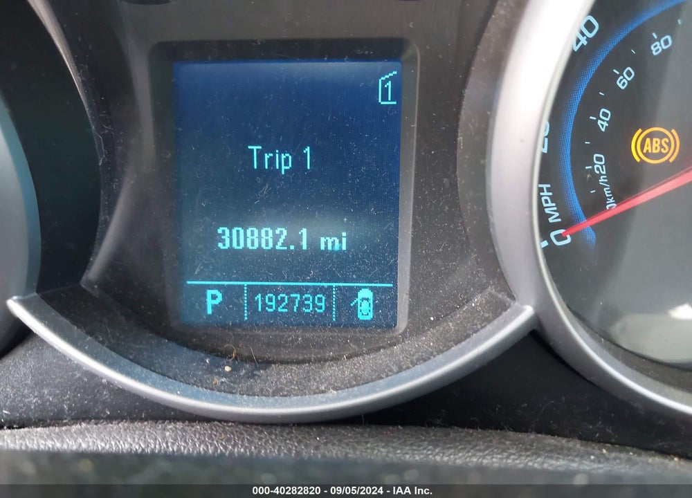 2011 CHEVROLET CRUZE 1LT VIN: 1G1PF5S96B7100595