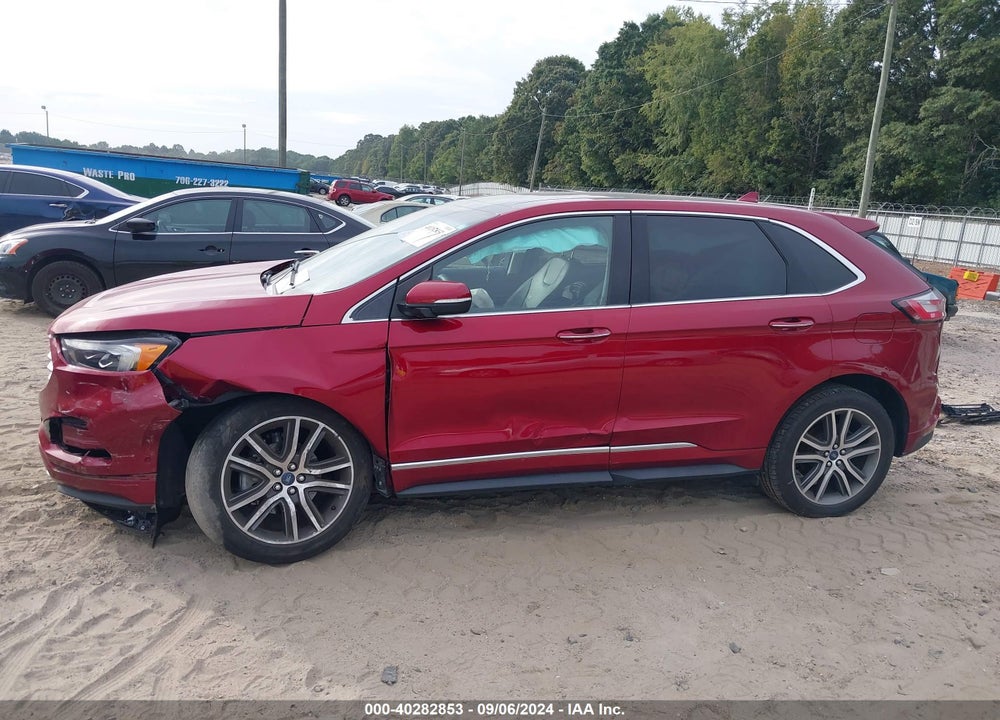 2019 FORD EDGE TITANIUM VIN: 2FMPK3K92KBB19686