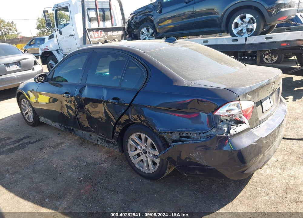 2007 BMW 328I VIN: WBAVA37587NE27963