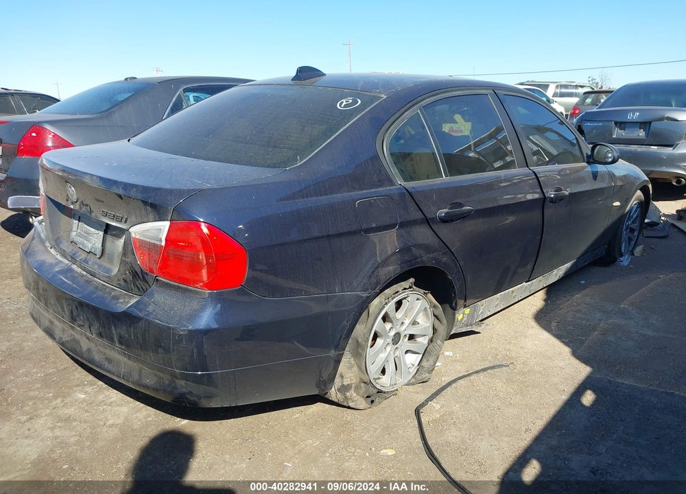 2007 BMW 328I VIN: WBAVA37587NE27963