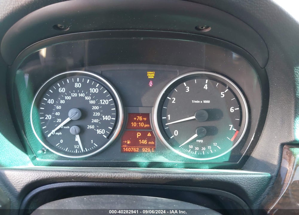 2007 BMW 328I VIN: WBAVA37587NE27963