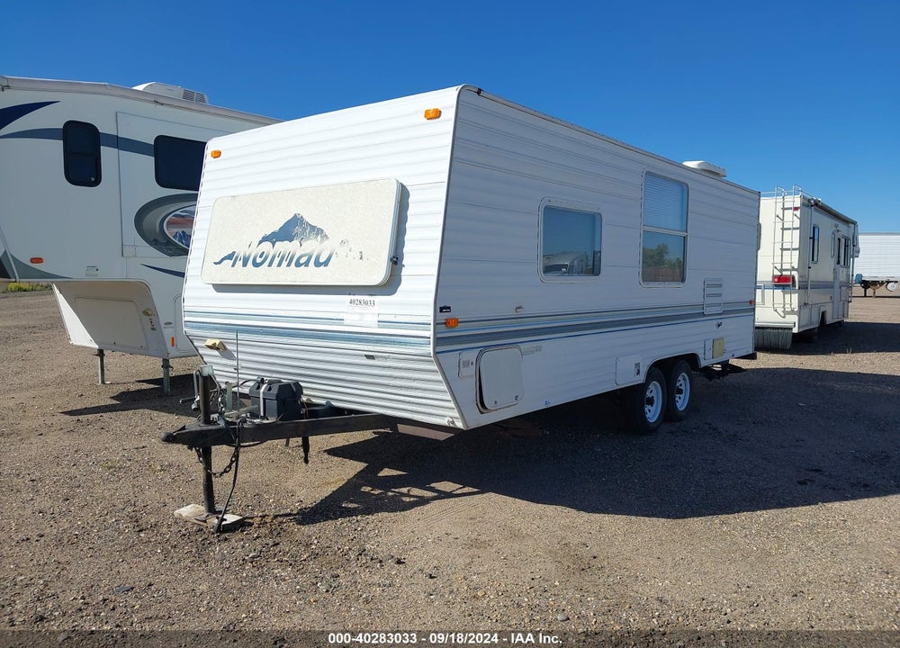2001 NOMAD CAMPER TRAILER VIN: 1SN200K211B000532