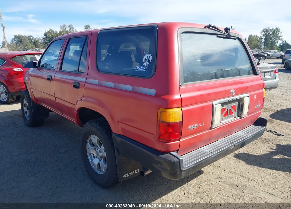 1992 TOYOTA 4RUNNER VN39 SR5 VIN: JT3VN39W5N0087728