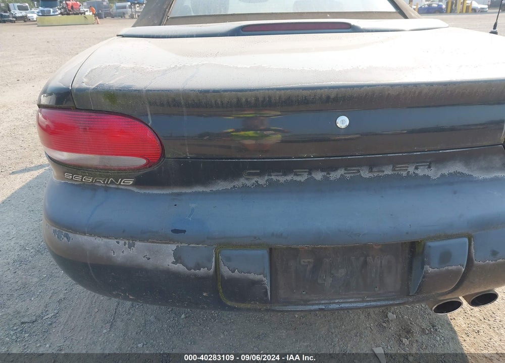 2000 CHRYSLER SEBRING JXI VIN: 3C3EL55H7YT214026