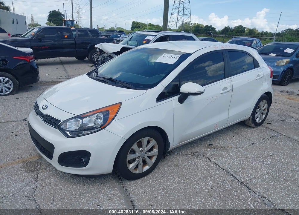 2014 KIA RIO EX VIN: KNADN5A39E6352388