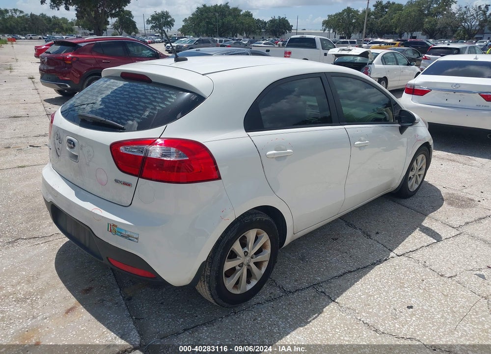 2014 KIA RIO EX VIN: KNADN5A39E6352388