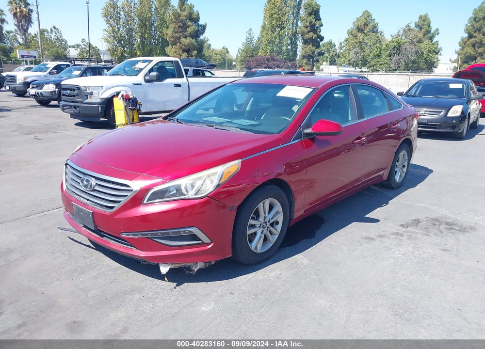 2015 HYUNDAI SONATA SE VIN: 5NPE24AF0FH124341
