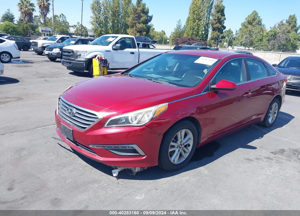 2015 HYUNDAI SONATA SE VIN: 5NPE24AF0FH124341