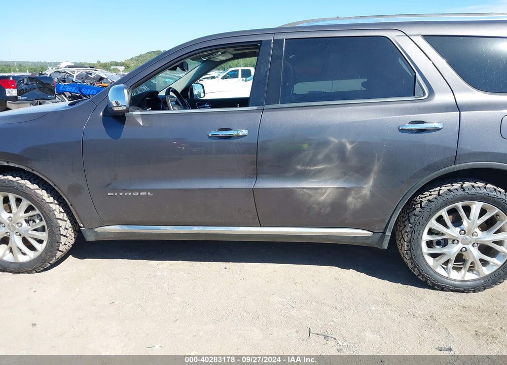 2014 DODGE DURANGO CITADEL VIN: 1C4SDJET3EC397442