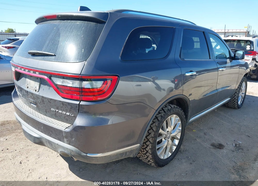 2014 DODGE DURANGO CITADEL VIN: 1C4SDJET3EC397442