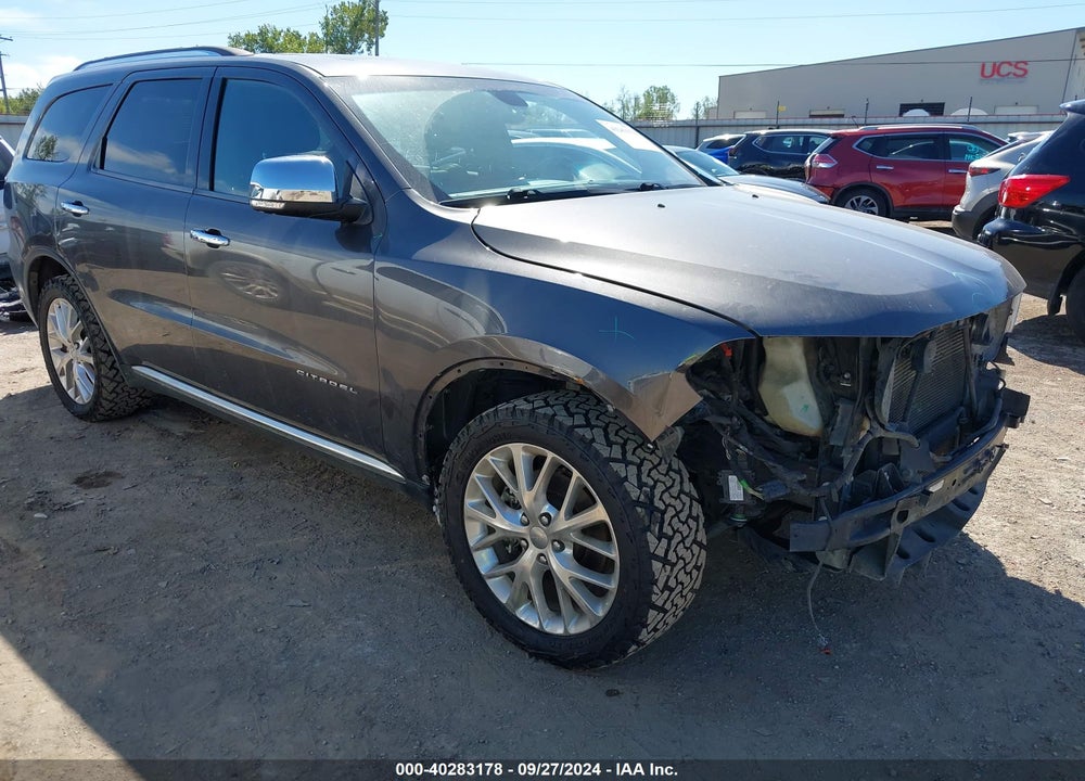 2014 DODGE DURANGO CITADEL VIN: 1C4SDJET3EC397442