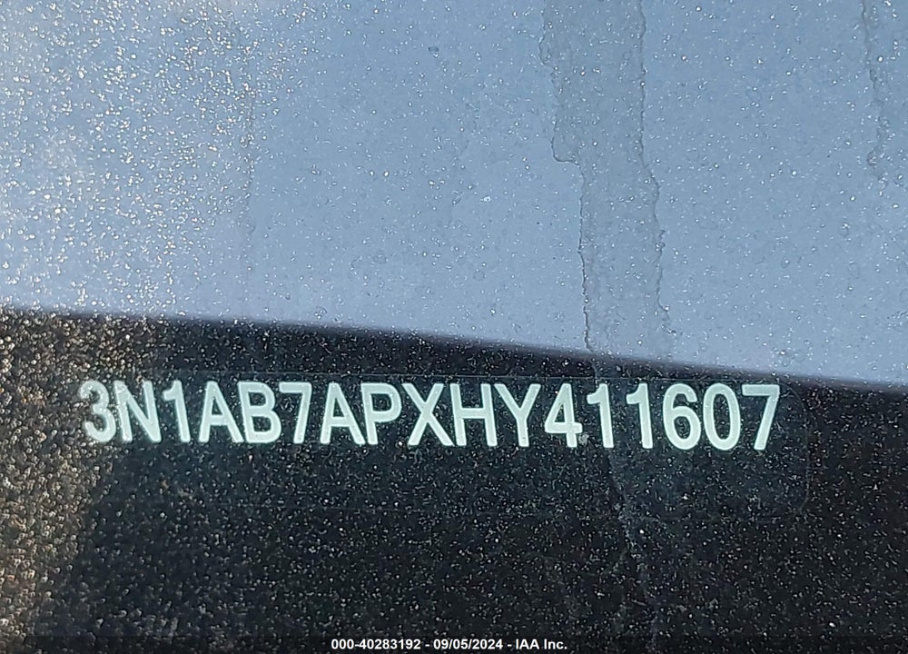 2017 NISSAN SENTRA S VIN: 3N1AB7APXHY411607