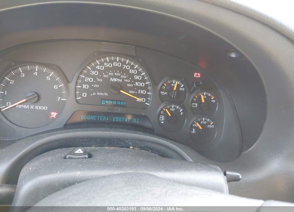 2003 CHEVROLET TRAILBLAZER LTZ VIN: 1GNDT13SX32231824