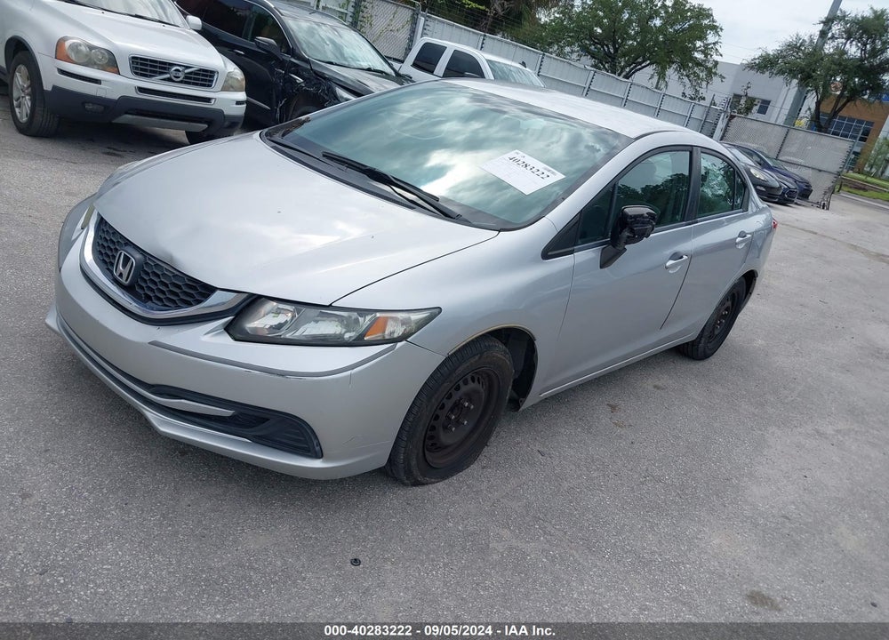 2015 HONDA CIVIC LX VIN: 19XFB2F51FE116827