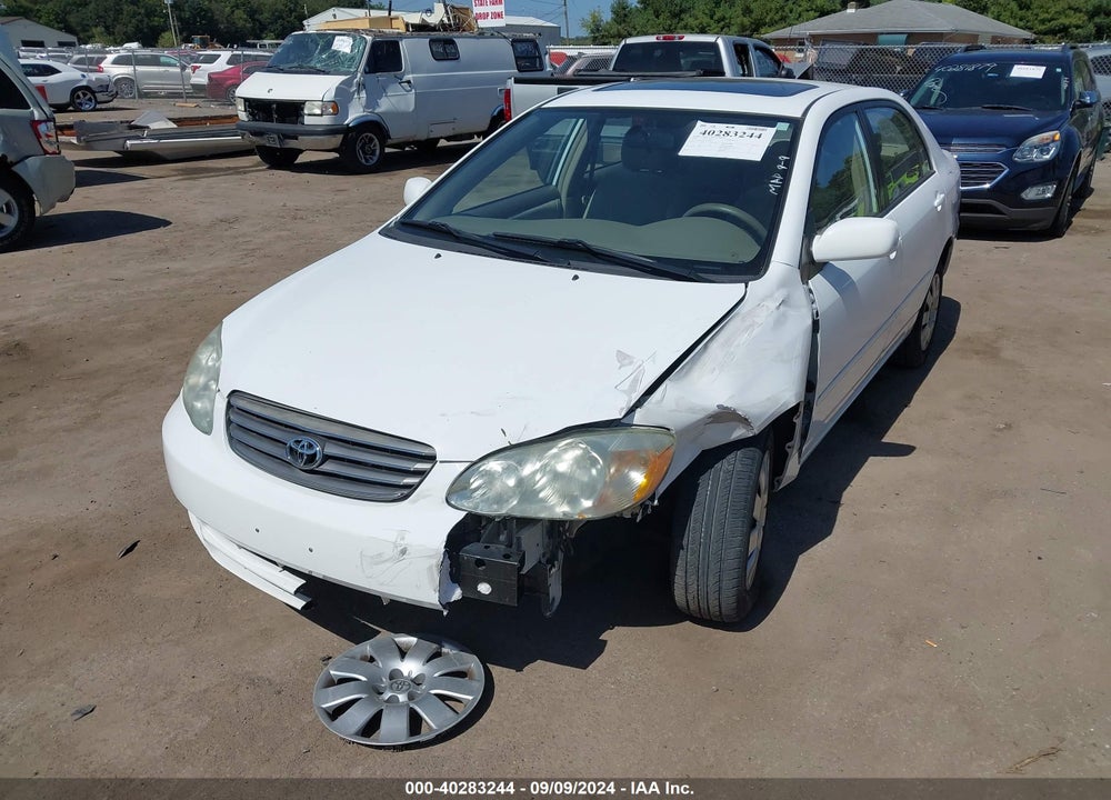 2004 TOYOTA COROLLA LE VIN: 1NXBR32E24Z324862