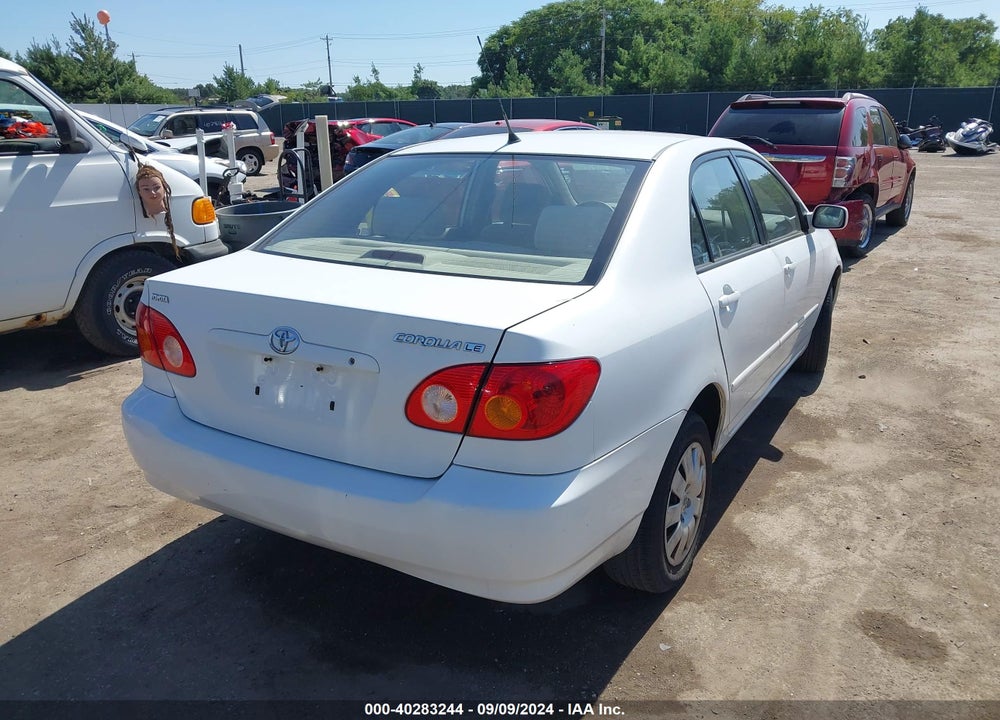 2004 TOYOTA COROLLA LE VIN: 1NXBR32E24Z324862