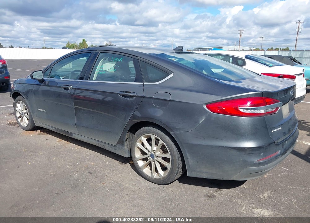2019 FORD FUSION HYBRID SE VIN: 3FA6P0LU2KR225646