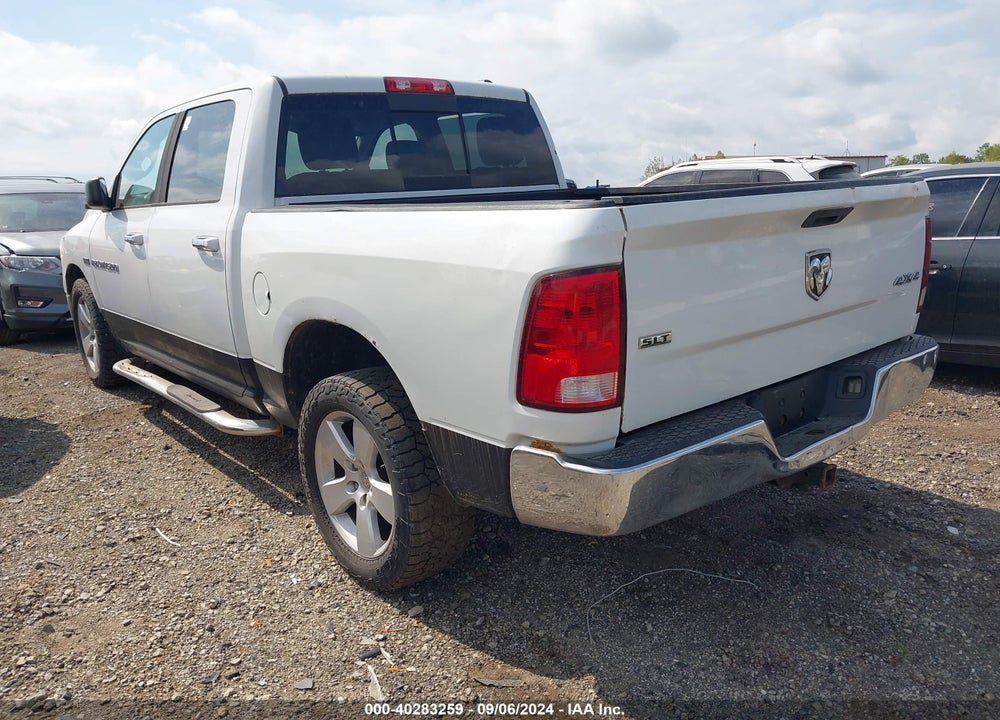 2012 RAM 1500 SLT VIN: 1C6RD7LT6CS279531