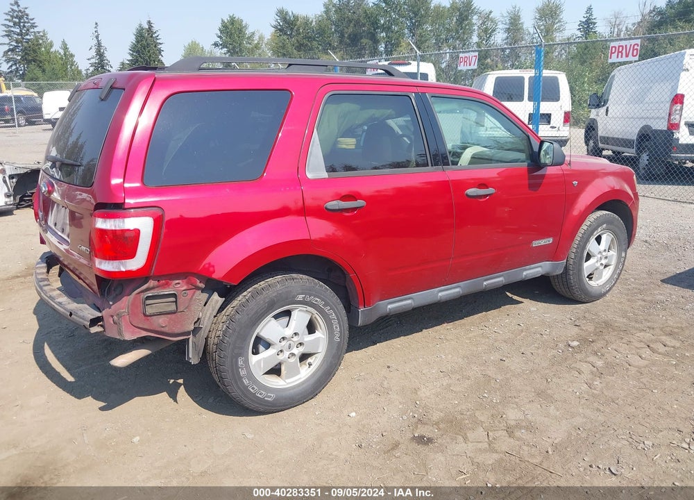 2008 FORD ESCAPE XLT VIN: 1FMCU93148KA83941