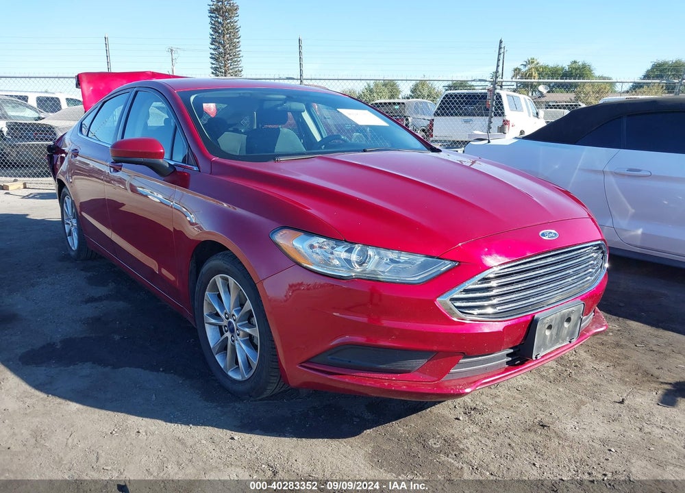 2017 FORD FUSION SE VIN: 3FA6P0HD0HR277469