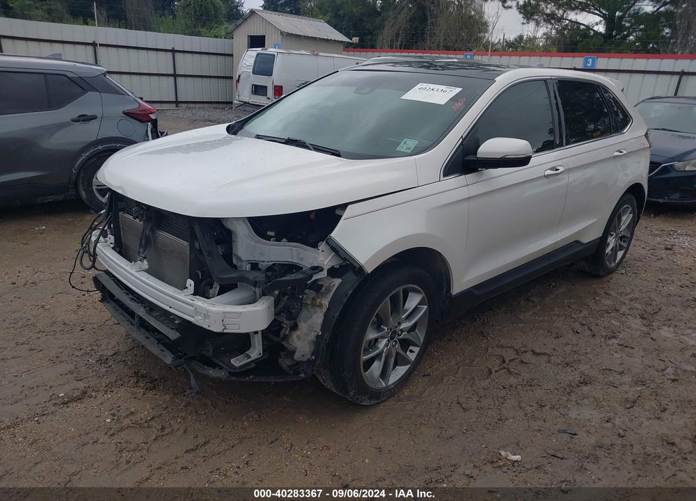 2015 FORD EDGE TITANIUM VIN: 2FMPK3K80FBB84629