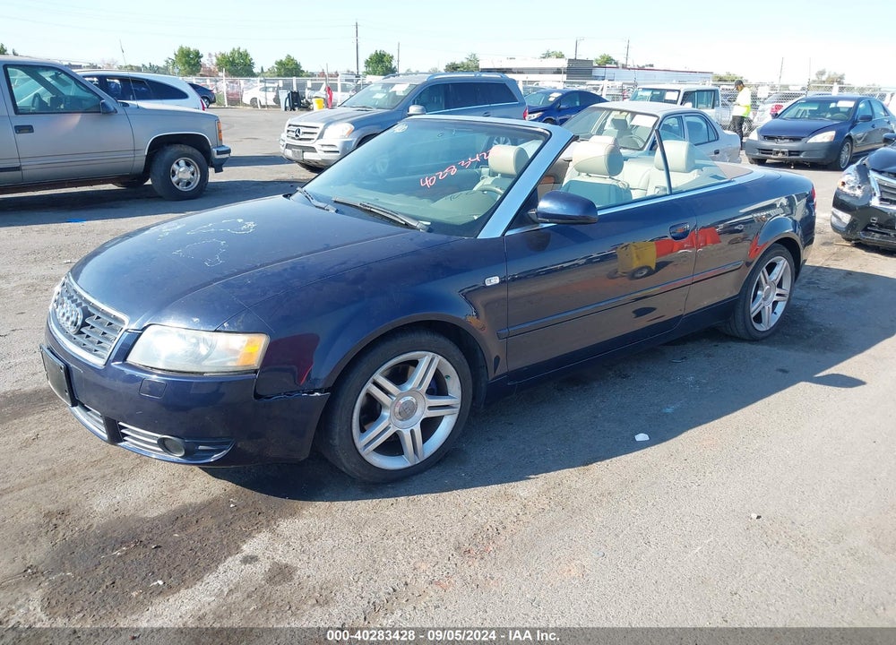 2006 AUDI A4 3.0 VIN: WAUDT48HX6K007672