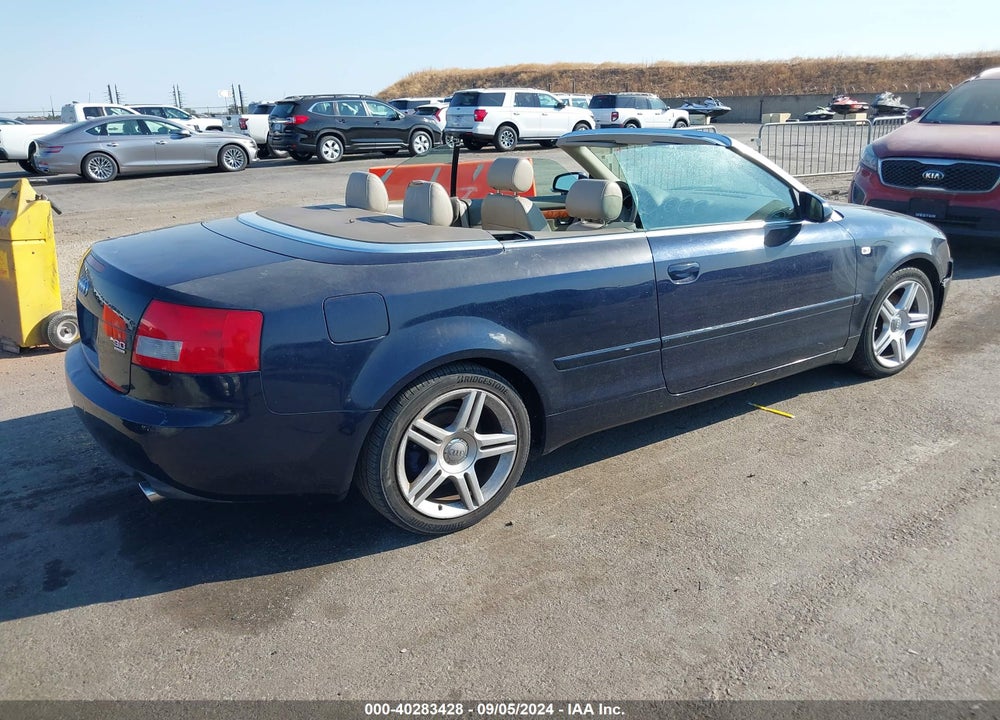 2006 AUDI A4 3.0 VIN: WAUDT48HX6K007672