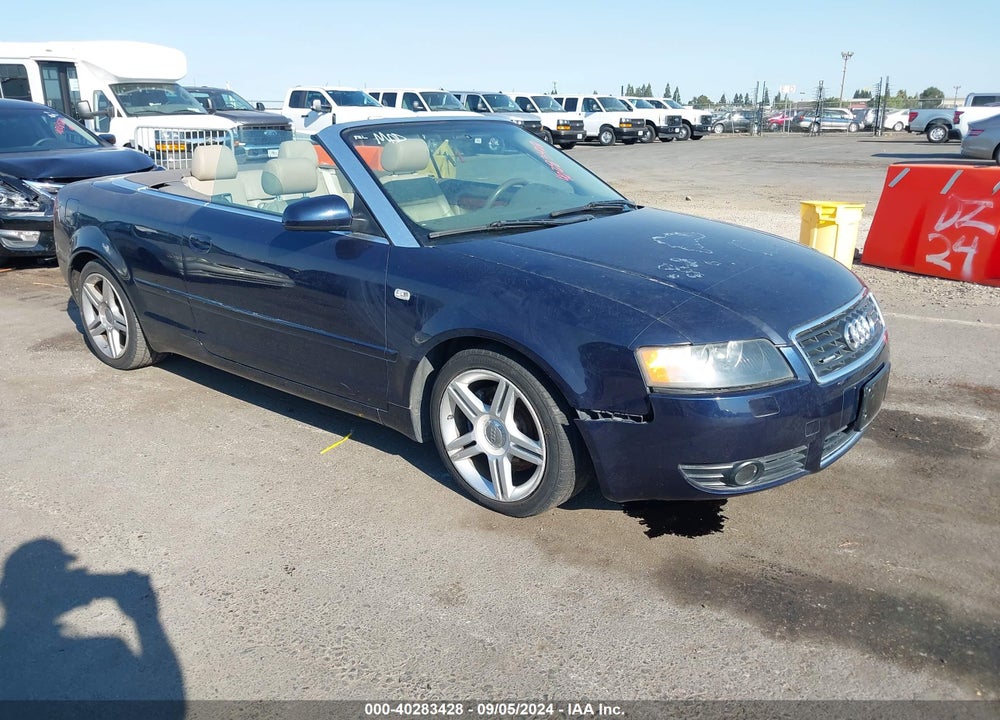 2006 AUDI A4 3.0 VIN: WAUDT48HX6K007672