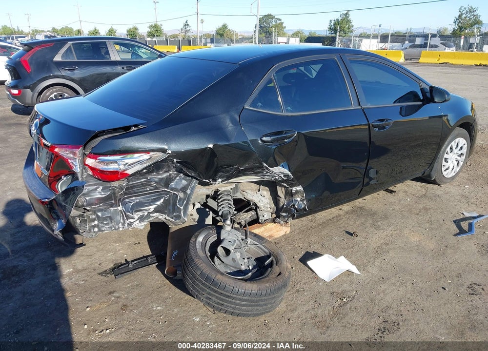 2018 TOYOTA COROLLA LE VIN: 2T1BURHE9JC111302