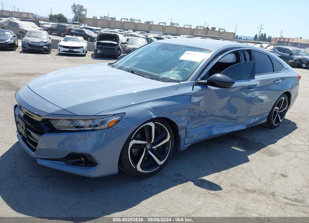 2022 HONDA ACCORD SPORT VIN: 1HGCV1F36NA081076