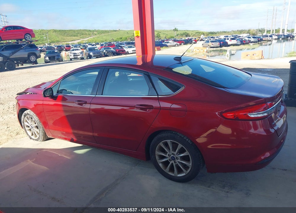 2017 FORD FUSION SE VIN: 3FA6P0H74HR175618