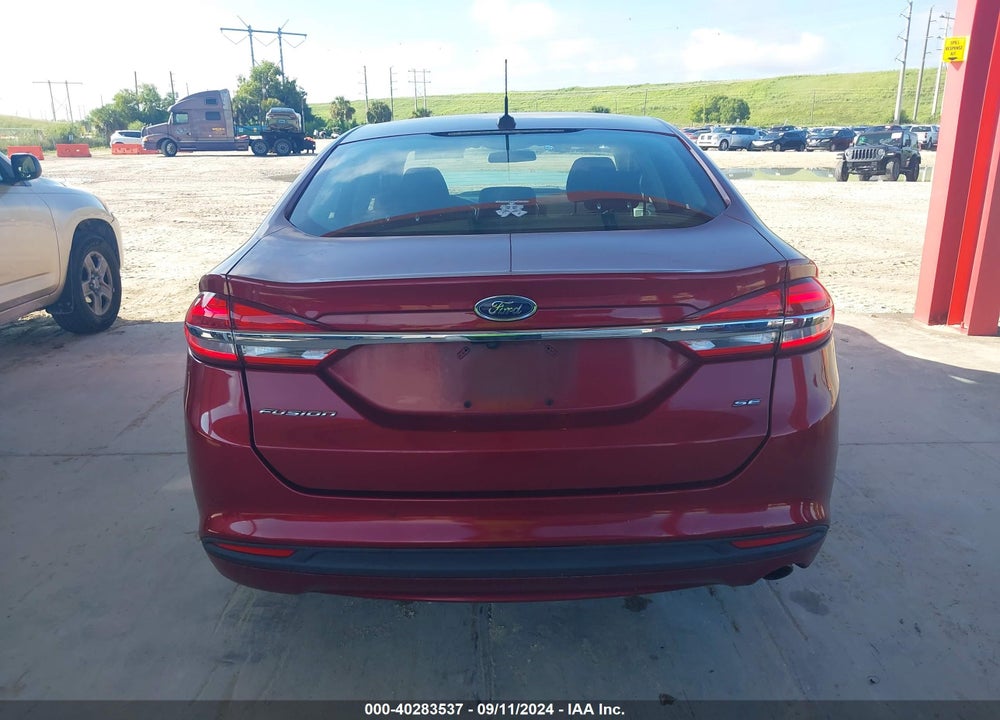 2017 FORD FUSION SE VIN: 3FA6P0H74HR175618